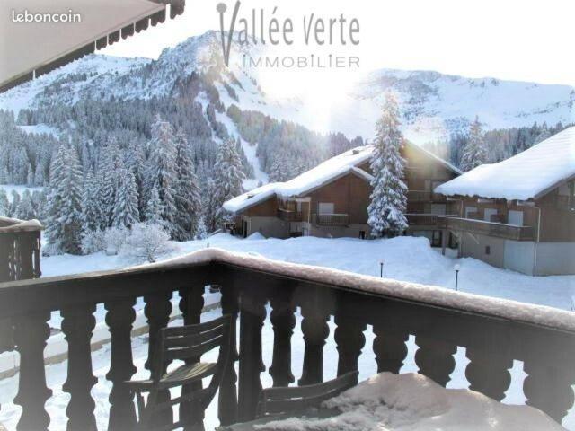 Studio Au Pied Des Pistes Avec Vue Sur La Montagne Mieussy Buitenkant foto
