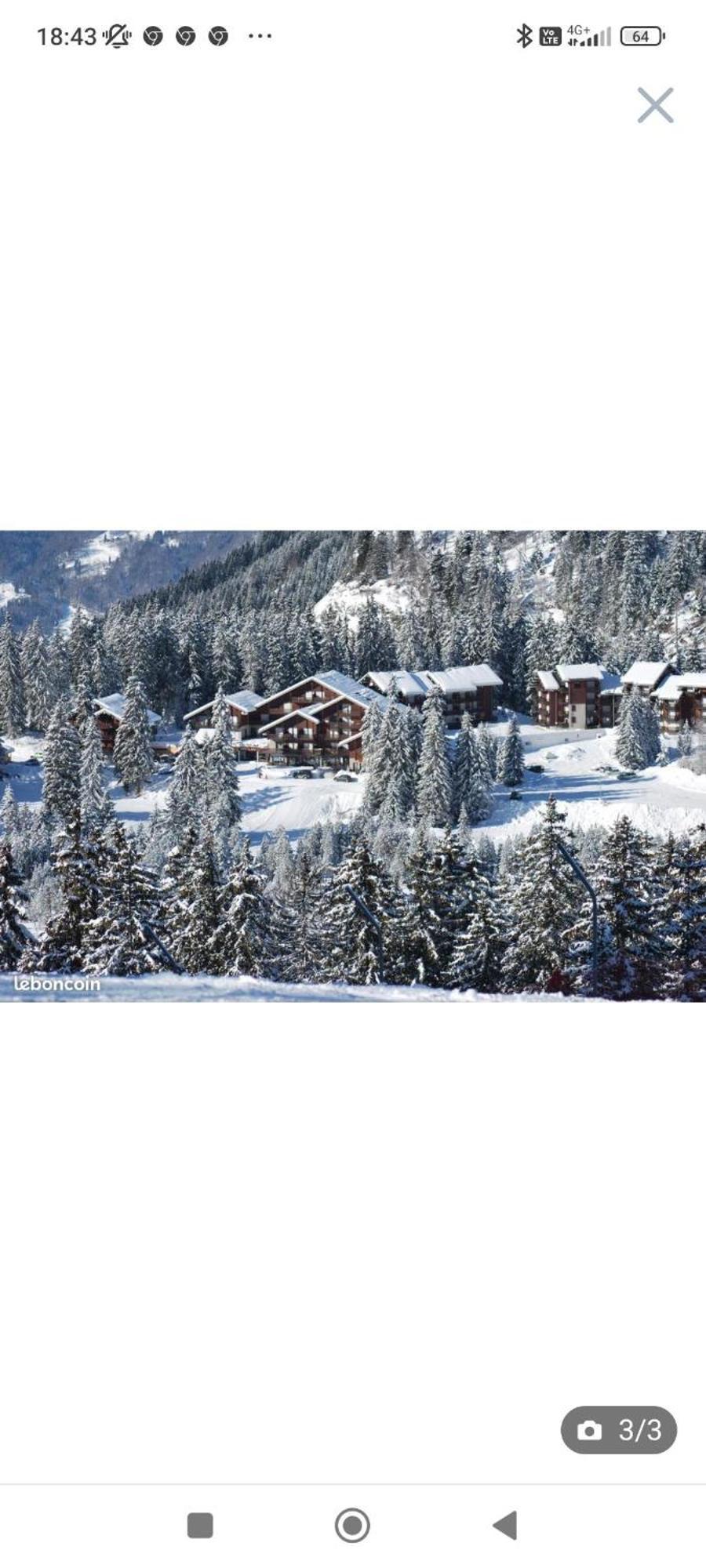 Studio Au Pied Des Pistes Avec Vue Sur La Montagne Mieussy Buitenkant foto